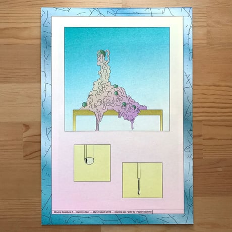 SAMMY STEIN "MOVING SCULPTURE 2" w/ mini 3D card
