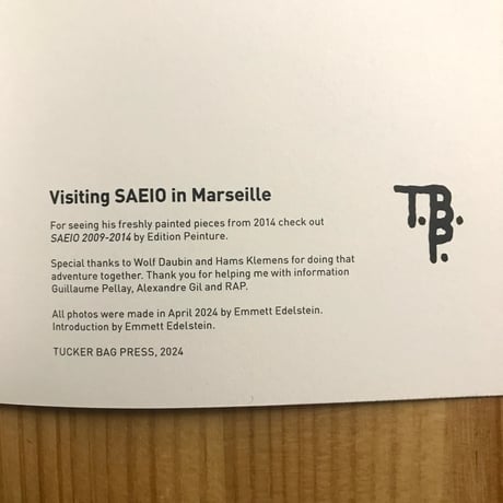 Emmett Edelstein "Visiting SAEIO in Marseille"