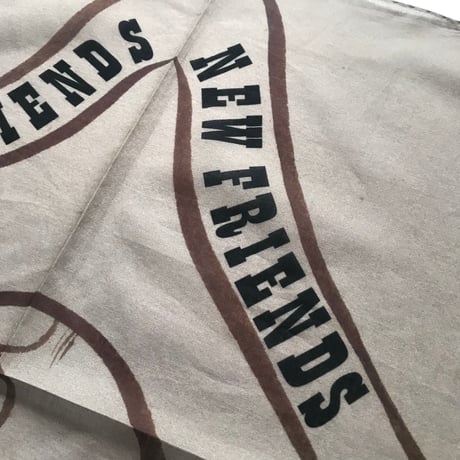 Barry McGee "OLD FRIENDS NEW FRIENDS" Bandana