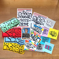 PEZ "Handmade Stickers + BaseBallCard pack"