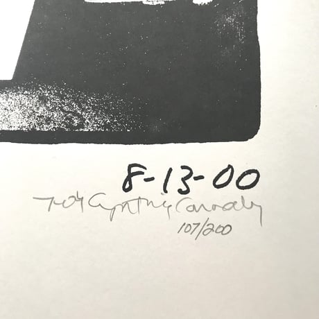 CYNTHIA CONNOLLY "UNTITLED, 2004" Print