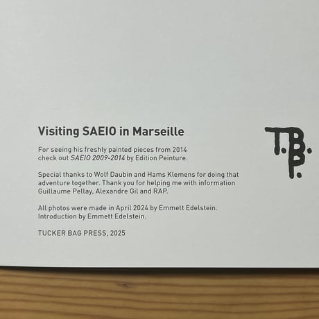 Emmett Edelstein "Visiting SAEIO in Marseille" 2nd edition