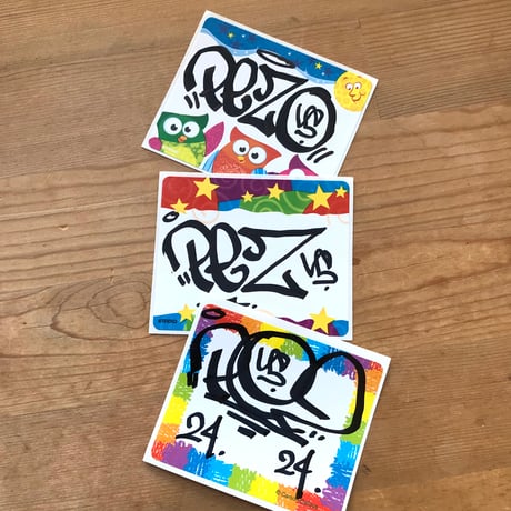 PEZ "Handmade Stickers + BaseBallCard pack"
