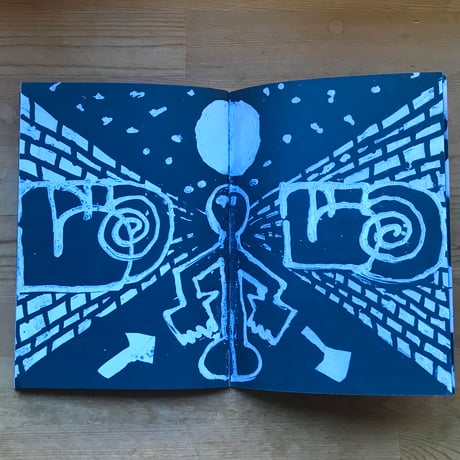ZOMBRA "Aztec Heart"  (signed)