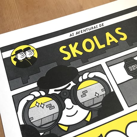 SKOLAS "Untitled Risograph Print"