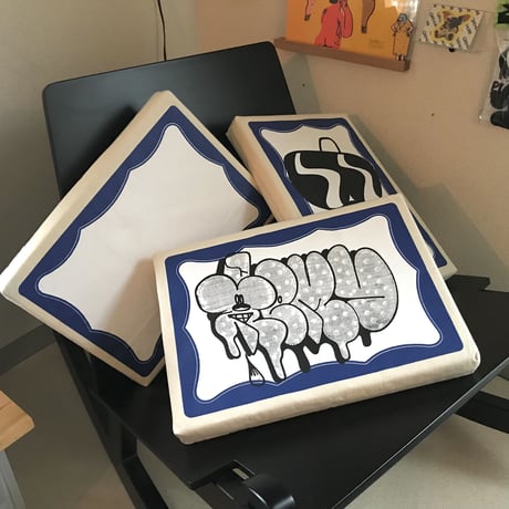 REMIO × imo.books. "Sticker Pillow #1"
