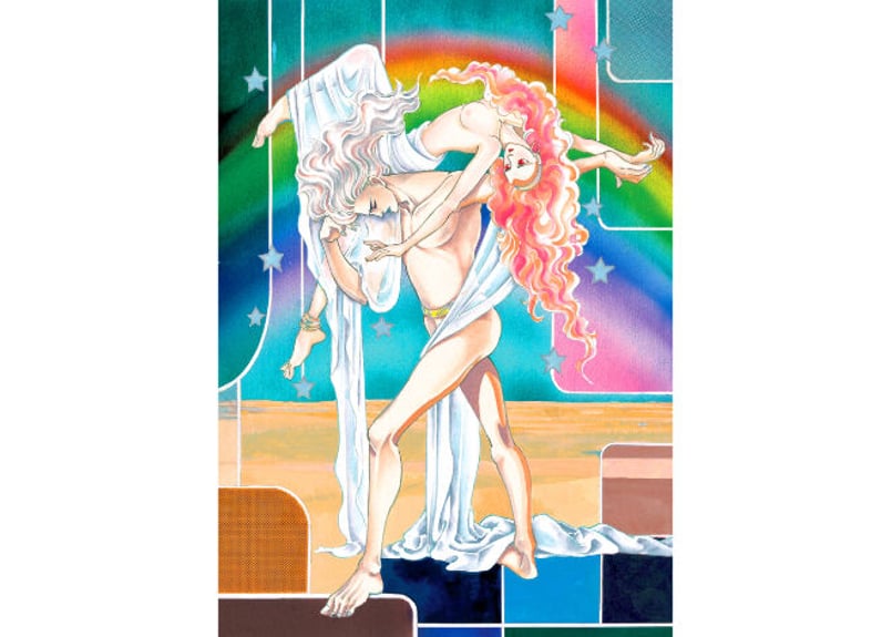 萩尾望都 ポストカード 8枚セット 「文庫カバー絵シリーズ