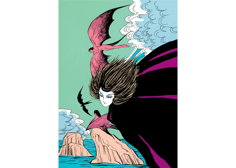 高橋葉介 A5カード 5枚セット | 横手市増田まんが美術館