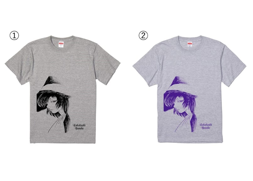 高橋葉介 Tシャツ「夢幻魔実也」（全2色） | 横手市増田まんが美術館