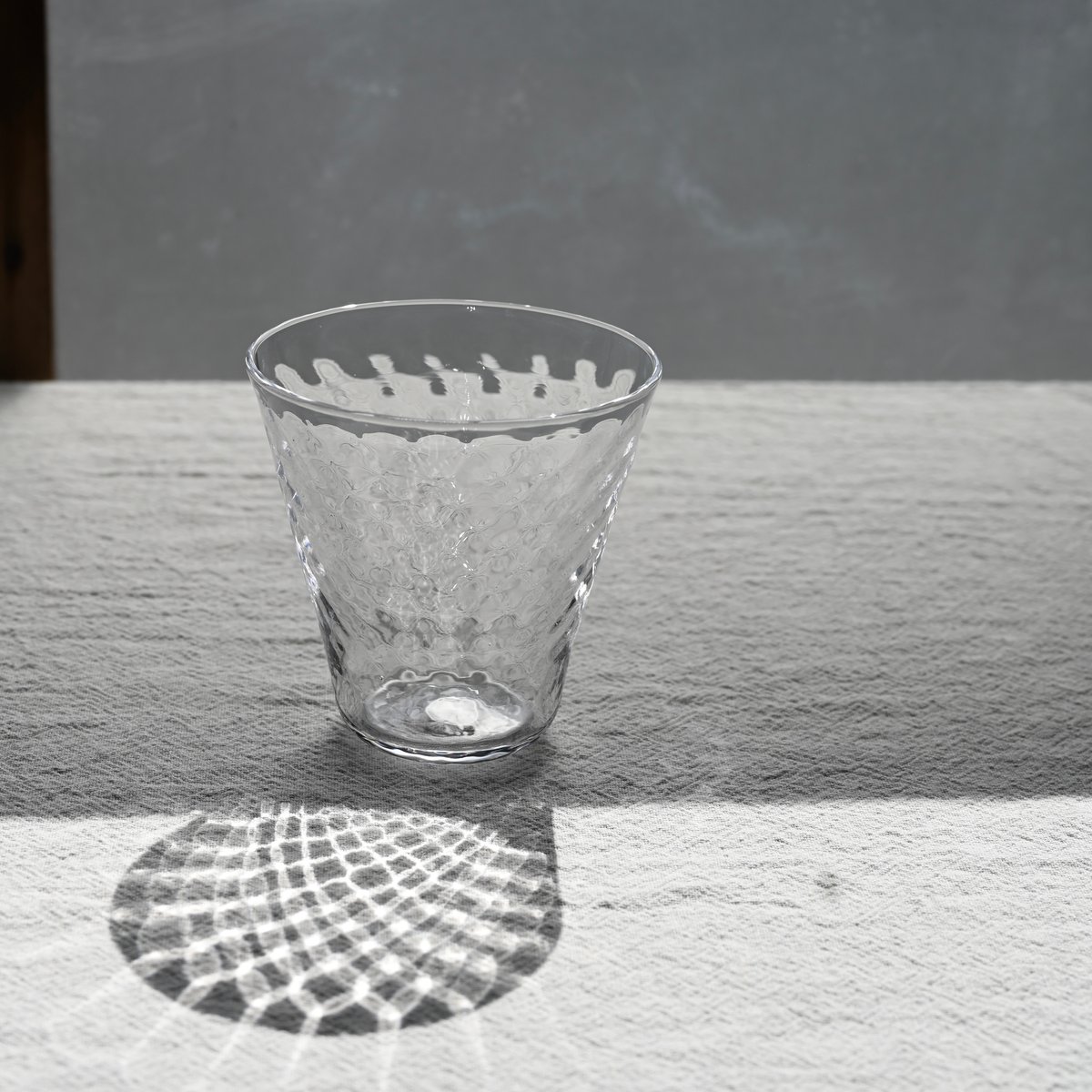 フランス　サンルイ　フロストガラス ダイヤモンドパターンタンブラー　一部難アリ フランス サンルイ フロストガラス ダイヤモンドパターン
