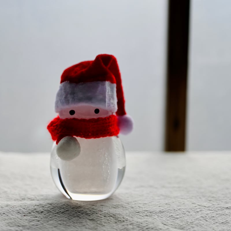 雪だるま 琥珀 | さ ざ 波 硝 子 店