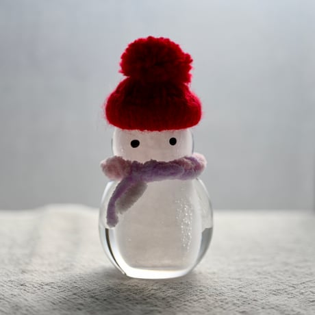 雪だるま　赤