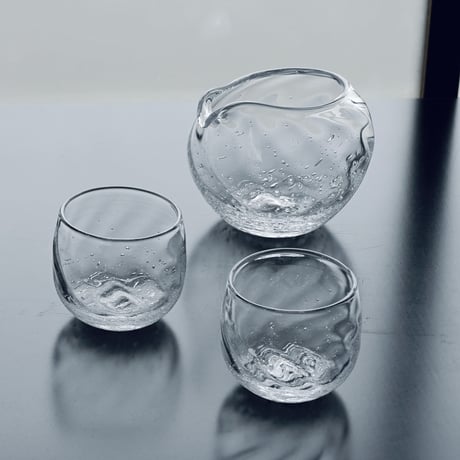 さざ波球体　酒器セット