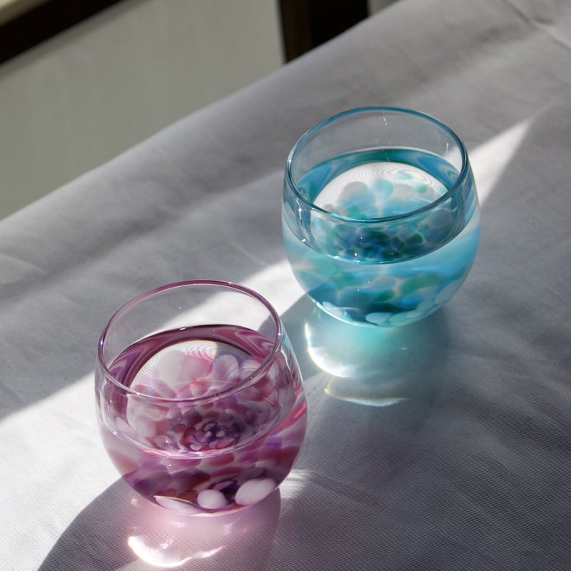 球体グラス ネモフィラ | さ ざ 波 硝 子 店