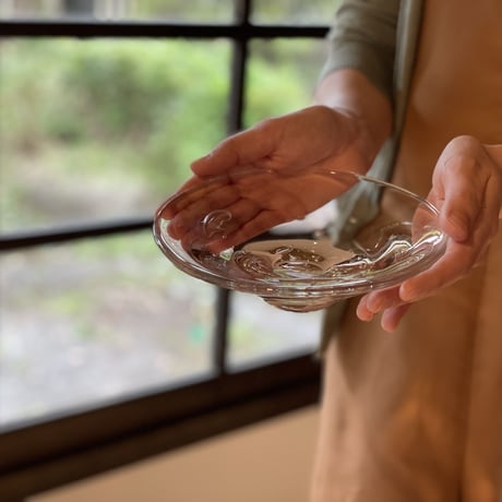 ゆらぎの硝子　18cm 器