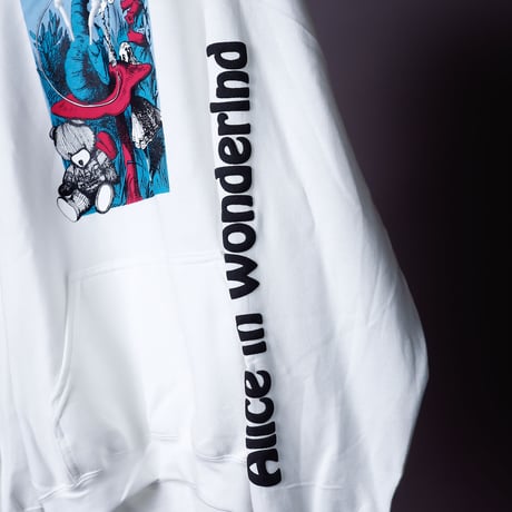 【AFYF ON GILDAN社】 SOUVENIR HOODED SW3 [WHITE-COLOR ALICE]
