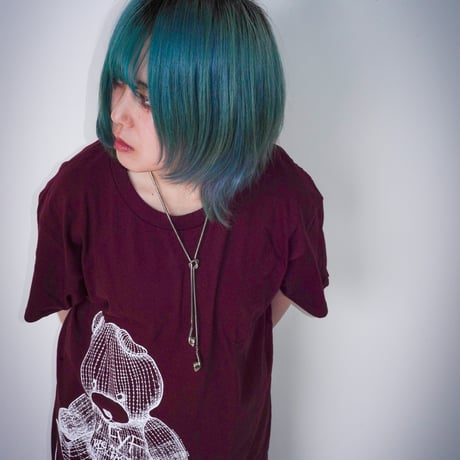 【AFYF ON GILDAN社】 RAINBOW BEAR T SHIRT [MAROON]