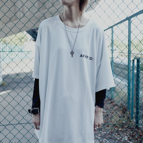 【AFYF】MESH TRPRINT SS TEE [WHT-GUITAR]