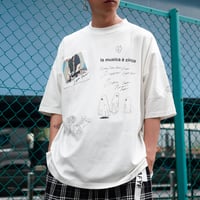 【AFYF】 KMN LIKE HUMAN PREMIUM T SHIRT [WH-GUITAR]