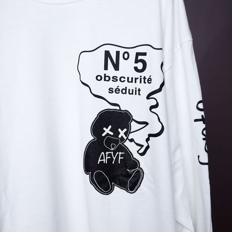 【AFYF ON GILDAN社】SOUVENIR LS T SHIRT2 [WHITE-PERFUME]
