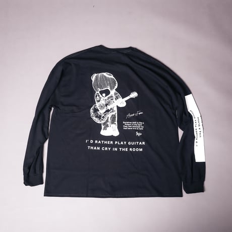【AFYF ON GILDAN社】SOUVENIR LS T SHIRT1[BLACK-GUITAR]