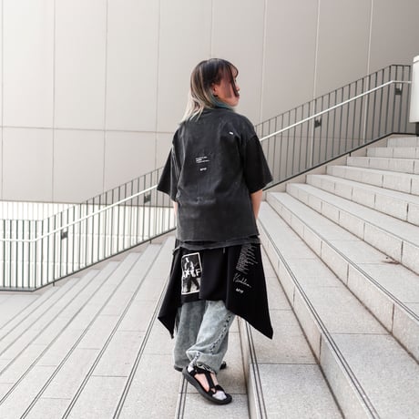 【AFYF】 CRAFTABLE DAMAGE TSHIRT [BK-DB APLI ]