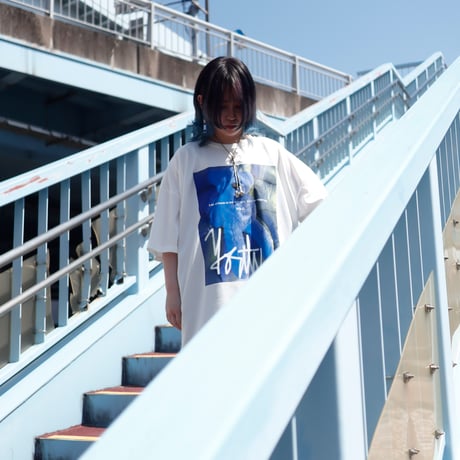 【AFYF】 MESH OVERSIZED 転写PRINT T SHIRT [WH-YOUTUBE]