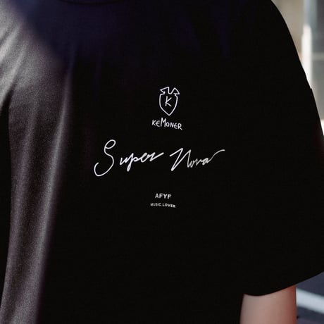 【AFYF】 MESH OVERSIZED 転写PRINT T SHIRT [BK-LIVEHOU]