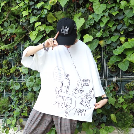 【AFYF ON NEWHATTAN社】 SMELLS LIKE  CAP [3PIECE BAND-BLACK]