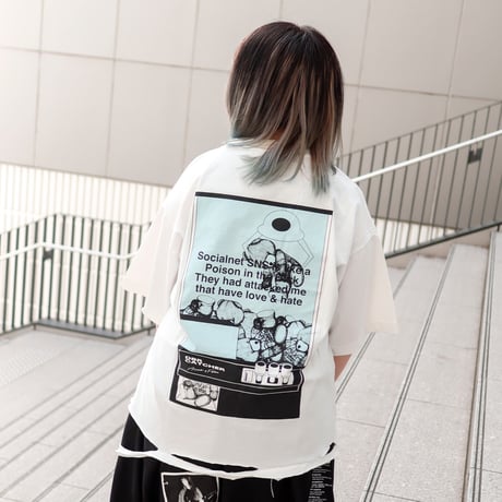 【AFYF】 CRAFTABLE DAMAGE TSHIRT [WH-UFOCATC]