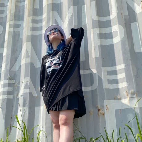【AFYF】 KMN LIKE HUMAN PREMIUM T SHIRT [BK-DRUM]