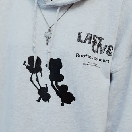 【AFYF ON GILDAN社】 SOUVENIR HOODED SW2 [ASH-CONCERT]