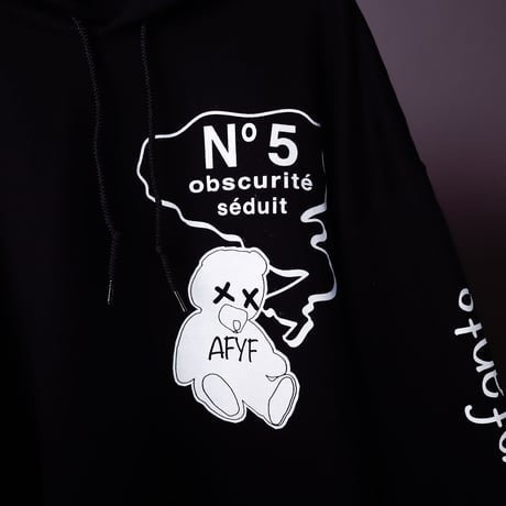 【AFYF ON GILDAN社】 SOUVENIR HOODED SW3 [BLACK-PERFUME]