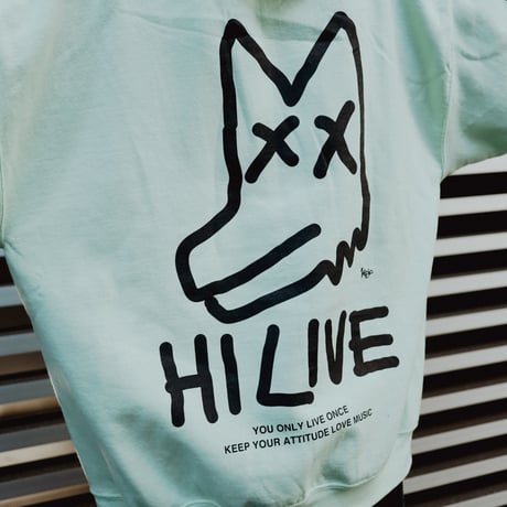【AFYF ON GILDAN社】 SOUVENIR HOODED SW1 [MINT GRN-PEKEDOG]