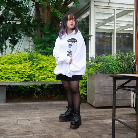 【AFYF ON GILDAN社】 SOUVENIR HOODED SW2 [WHT-UFO CATCHER]