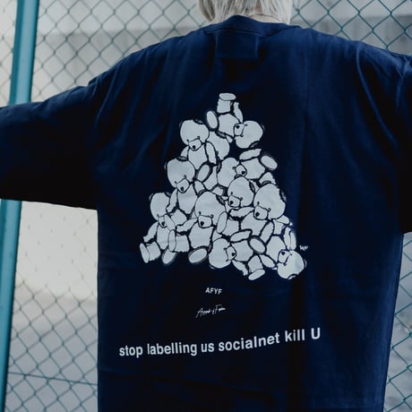 【AFYF ON GILDAN社】SOUVENIR LS T SHIRT1 [BLACK-TSUMBEAR ]