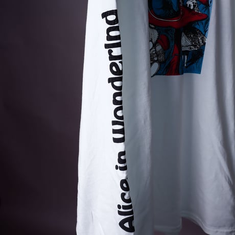 【AFYF ON GILDAN社】SOUVENIR LS T SHIRT2 [WHITE-COLOR ALICE]