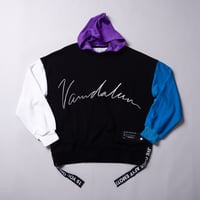 【AFYF】VANDALISMQUAD PULL PARKA [HOOD PURPLE］