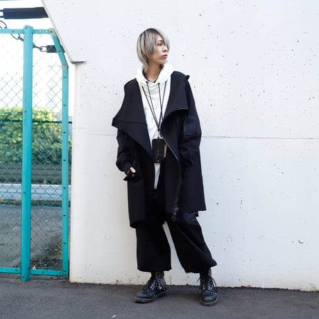 【AFYF】ASYME ZIP PARKA [PONT BLK］