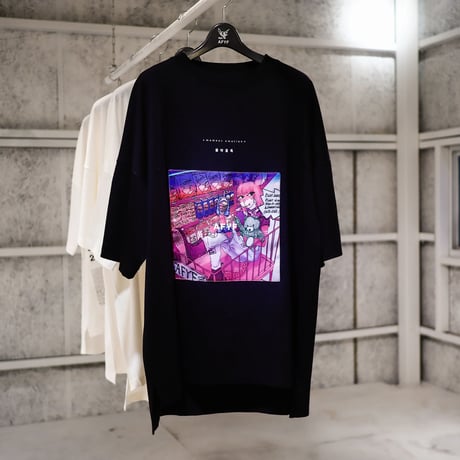 【AFYF】 KEMONERPREMIUM T SHIRT [BK-SUPERMK]