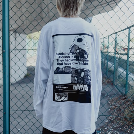 【AFYF ON GILDAN社】SOUVENIR LS T SHIRT2 [WHITE-UFOCATCHER]