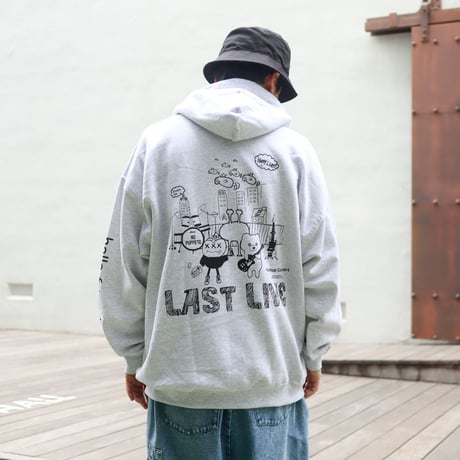 【AFYF ON GILDAN社】 SOUVENIR HOODED SW2 [ASH-CONCERT]