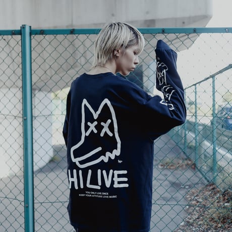 【AFYF ON GILDAN社】SOUVENIR LS T SHIRT1[BLACK-PEKEDOG]