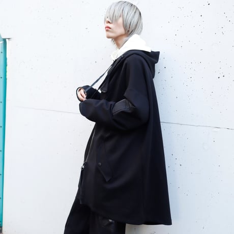 【AFYF】ASYME ZIP PARKA [PONT BLK］