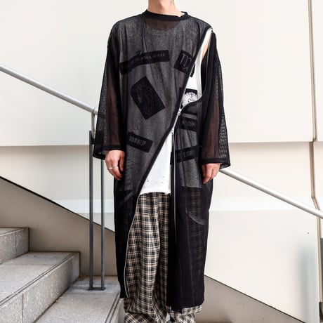 【AFYF】 EXTRA DRAGON ZIP T [MESH BLK]