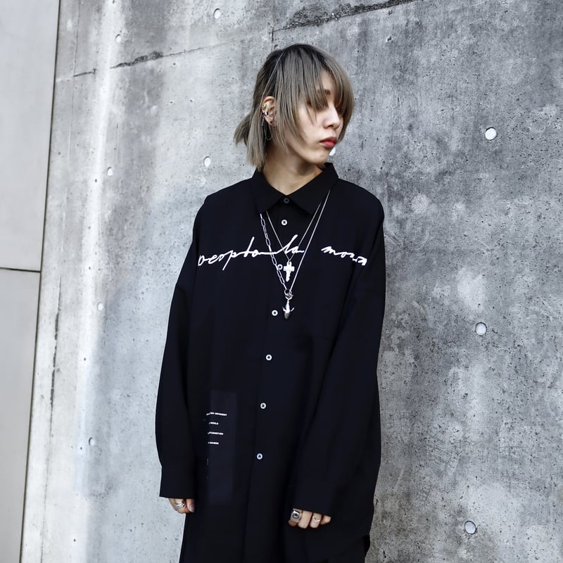 AFYF】BACK ZIP SHIRT[BLACK] | rovtski ロフトスキー 公式...