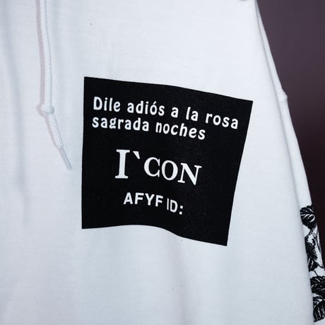 【AFYF ON GILDAN社】 SOUVENIR HOODED SW3 [WHITE-ROSE]