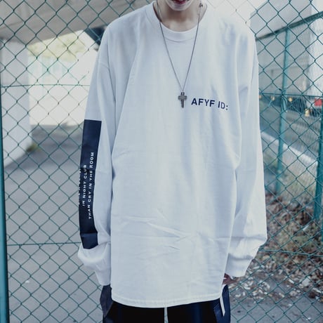 【AFYF ON GILDAN社】SOUVENIR LS T SHIRT1[WHITE-GUITAR]