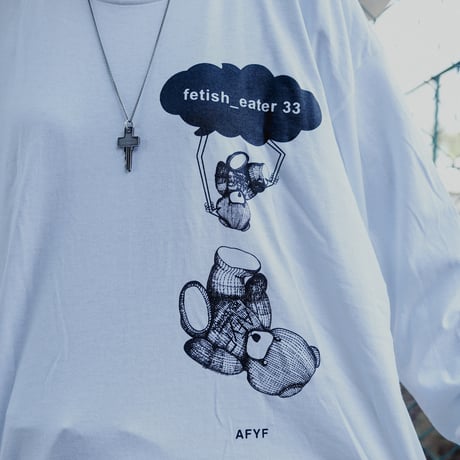【AFYF ON GILDAN社】SOUVENIR LS T SHIRT2 [WHITE-UFOCATCHER]