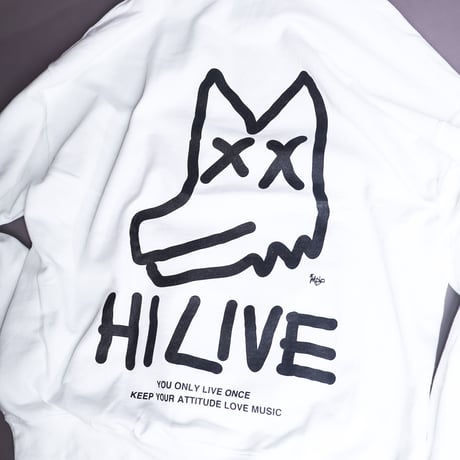【AFYF ON GILDAN社】 SOUVENIR HOODED SW1 [WHITE-PEKEDOG]